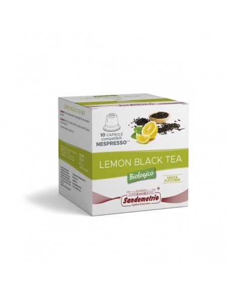 Compatibili 10 Nespresso Lemon Black Tea Sandemetrio