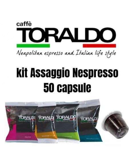 50 Nespresso Caffè Toraldo Verkostungsset