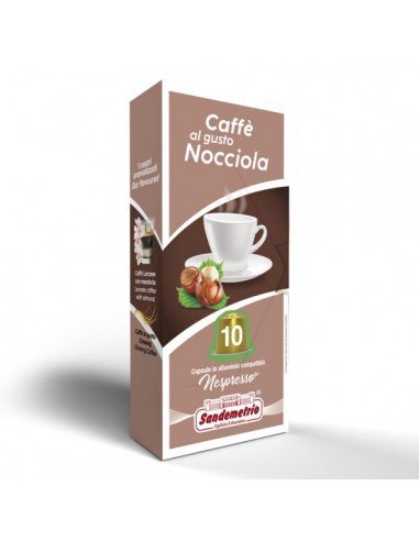 Compatibili 10 Nespresso CAFFÈ GUSTO NOCCIOLA Sandemetrio