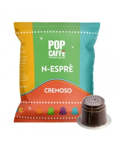 100 Kapseln Nespresso N-Esprè Pop Kaffeemischung 2 cremig