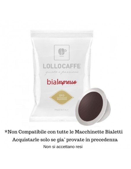 10 kompatible Kapseln Bialetti Coffee LOLLO schwarz