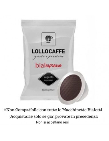 10 kompatible Kapseln Bialetti Coffee LOLLO