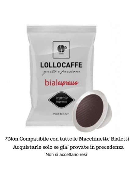 10 kompatible Kapseln Bialetti Coffee LOLLO