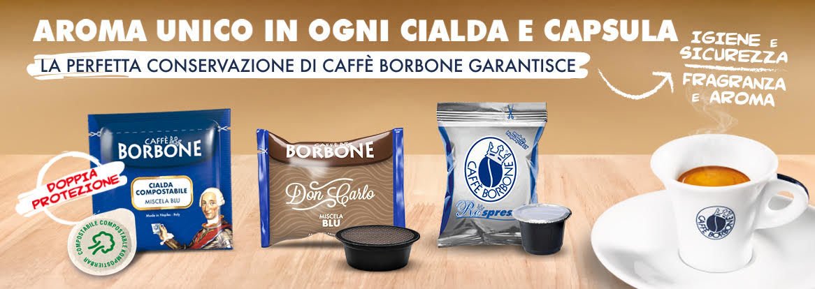 Coffee capsules Borbone - Blue Compatible with Lavazza A Modo